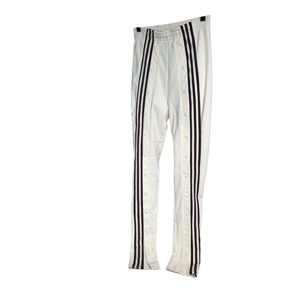 adidas Ivy Park Snap Track Pants Ecru Tint/Maroon - Size S - Picture 1 of 11